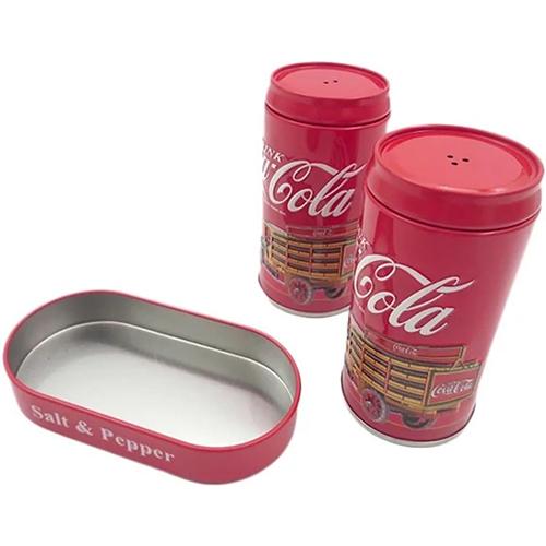 コカ・コーラ ソルト ＆ ペッパー キャディ 缶 19150 コーラ キッチン 調味料入れ テーブルウェア インテリア Coca cola グッズ インポート 輸入 |  | 06