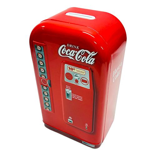 コカ・コーラ 自販機型 貯金箱 ( Red ) 19151a コーラ ちょきんばこ 缶 ブリキ tin インテリア Coca cola グッズ インポート 輸入 | 
