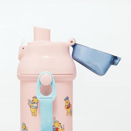 くまのプーさん 水筒 抗菌 直のみ ワンタッチ 480ml コスチューム 19169 プラボトル ショルダー付き Disney winnie the pooh | スケーター | 03