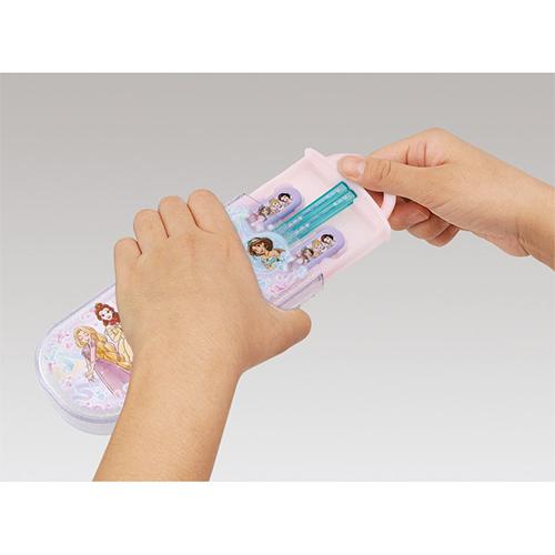 ディズニープリンセス カトラリー トリオセット ( 25 ) 19171 箸 スプーン フォーク カトラリーセット スケーター | スケーター | 02