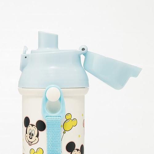 スケーター ミッキー 水筒 抗菌 直のみ ワンタッチ 480ml フレンズ風船