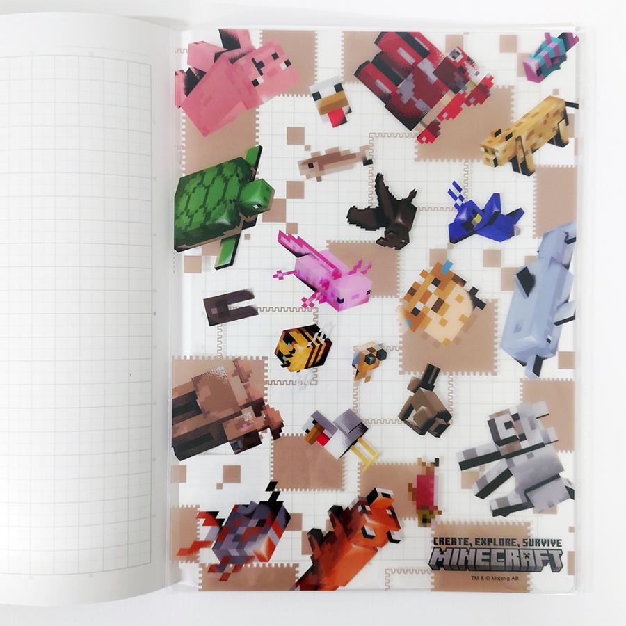 マインクラフト 下敷き B5 ( クリア ) 19216 マイクラ グッズ 下敷