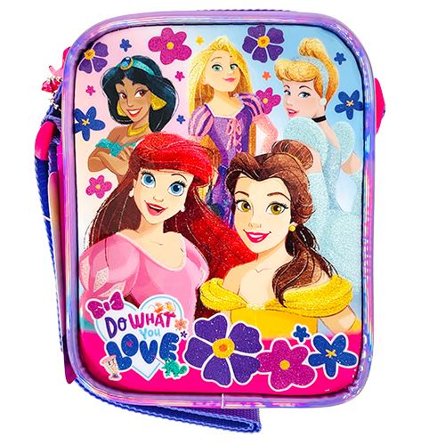 ディズニープリンセス スクエア ショルダー バッグ （ 5プリ ドレス ） 19271 ポシェット 女の子 キッズ 子ども 斜め掛け ベル アリエル ラプンツェル PCNG3161 | 