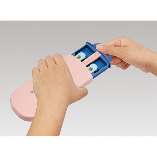 くまのプーさん カトラリー トリオセット プーコスチューム 19274 スプーン フォーク 箸 はし お箸 ケース付き お弁当 ランチ グッズ 女の子 | スケーター | 01