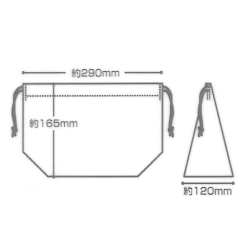 くまのプーさん ランチ巾着 プーコスチューム 19277 巾着 きんちゃく 弁当袋 お弁当袋 綿 お弁当 ランチグッズ キッズ 女の子 687655 | スケーター | 02
