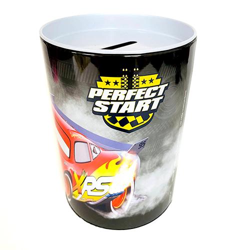 カーズ 缶 貯金箱 ( ブラック ) 19291c CARS ちょきんばこ バンク