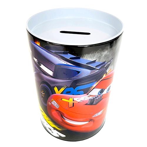 カーズ 缶 貯金箱 ( ブラック ) 19291c CARS ちょきんばこ バンク