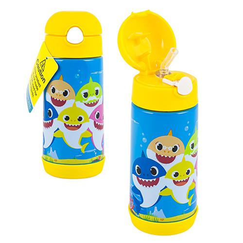 BABY SHARK ベイビーシャーク 水筒 ランチクロス 歯ブラシホルダー ベイビーシャーク ウォーターボトル 12oz. ( 360ml ) 19293 水筒 す