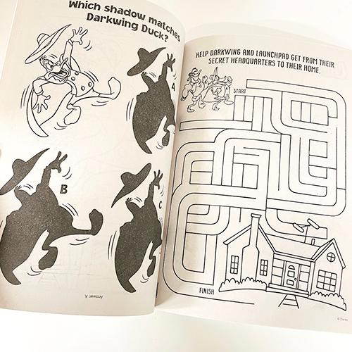 ディズニー ダックテイルズ 64ページ ぬりえ ( 表紙グリーン ) 19301a