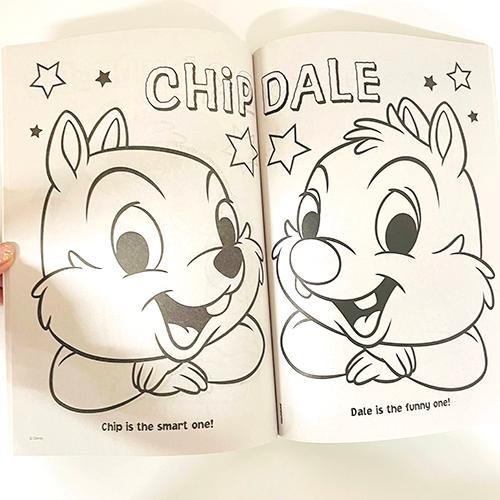 ディズニー ダックテイルズ 64ページ ぬりえ ( 表紙グリーン ) 19301a