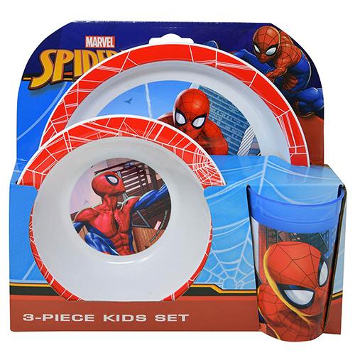 スパイダーマン こども用 食器 3点 セット 19327 食器セット MARVEL