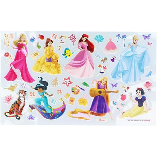ディズニープリンセス あそび シール バッグ 19385 シール ステッカー はってはがせる 女の子 おもちゃ 文具 文房具 グッズ ギフト プレゼント 2492429B | サンスター文具 | 02