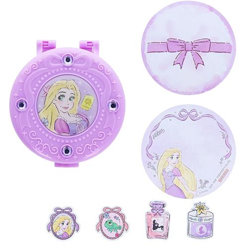ラプンツェル ケース入り シール ＆メモ ゆめはぴ！ 19389 Disney メモ ステッカー 文具 ディズニープリンセス かわいい パープル サンスター文具 2793317A | サンスター文具 | 01