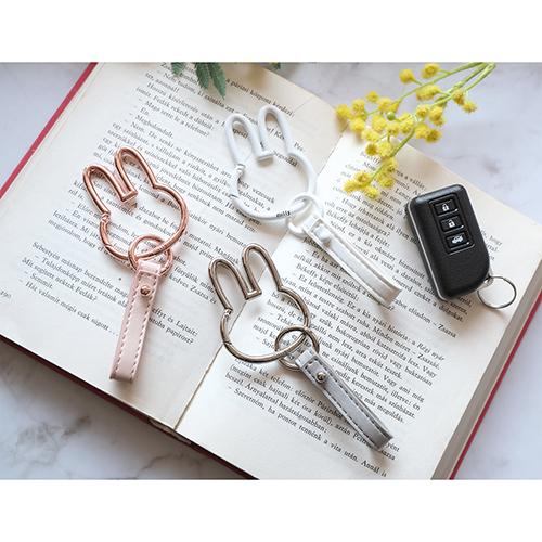 ミッフィー カラビナ スマート キーホルダー ( シルバー ) 19433