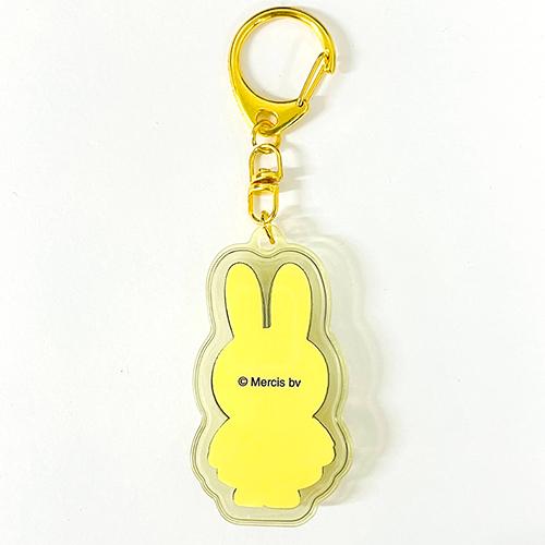 ミッフィー ぷっくりったい キーホルダー ( イエロー ) 19534 miffy