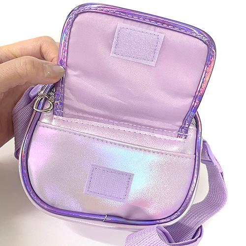 ディズニープリンセス おにぎり ショルダーバッグ ( 仲良く5プリ ) 19543 パープル ポシェット 女の子 キッズ 子ども 斜め掛け ラプンツェル ベル HRP4206 |  | 04