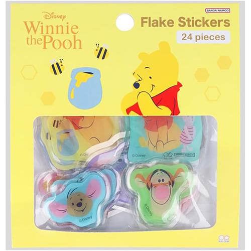 サンスター文具 くまのプーさん フレークシール 24個入 19575 シール
