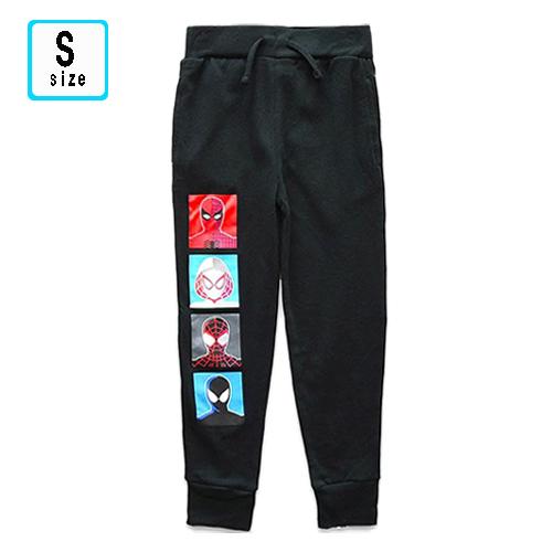 スパイダーマン ジョガーパンツ S 19650 SPIDER-MAN ズボン 長ズボン ロングパンツ 10分丈 ブラック キッズ 子ども 男の子 140 150 輸入 MVFCSM | 