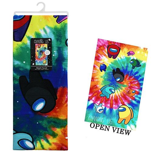 アモングアス ビーチタオル 19655 Among us バスタオル タオル