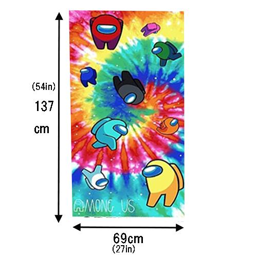 アモングアス ビーチタオル 19655 Among us バスタオル タオル