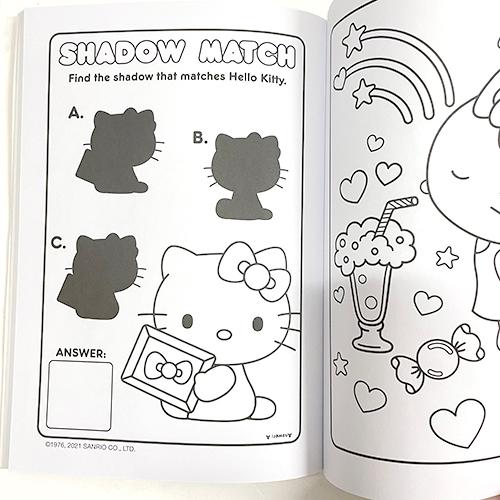 ハローキティ ぬりえ スタンパーマーカー 4本付き 19661 キティちゃん