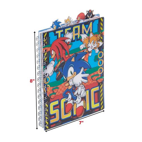 ソニック インデックス付き リングノート 19680 SONIC THE HEDGEHOG