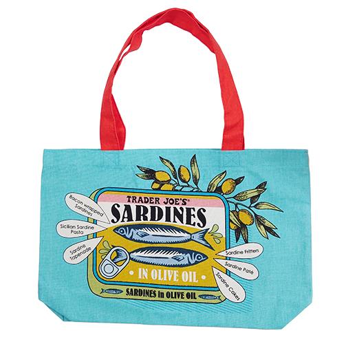 トレーダージョーズ トート エコバッグ コットン ( Sardine ) 19718 トレジョ バッグ サーディン 布 トートバッグ USA インポート Trader Joe's |  | 02