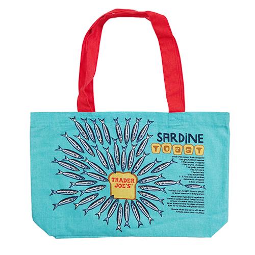 トレーダージョーズ トート エコバッグ コットン ( Sardine ) 19718 トレジョ バッグ サーディン 布 トートバッグ USA インポート Trader Joe's |  | 03