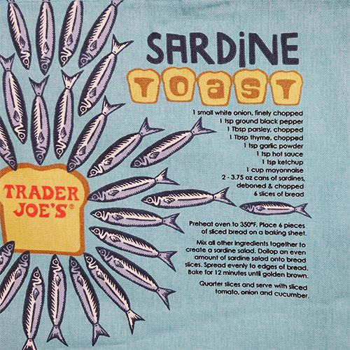 トレーダージョーズ トート エコバッグ コットン ( Sardine ) 19718 トレジョ バッグ サーディン 布 トートバッグ USA インポート Trader Joe's |  | 09