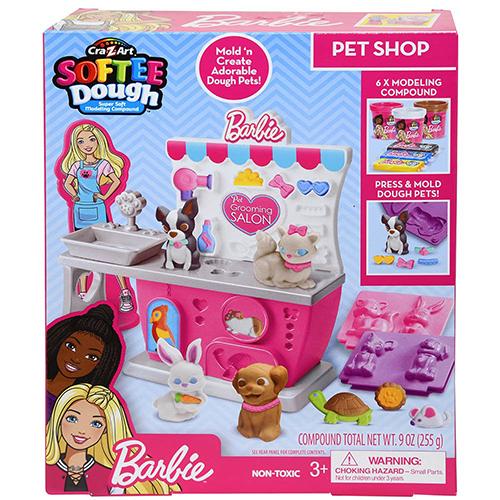 バービー Softee Dough ペットショップ 19724 Barbie おもちゃ PET SHOP ペット グルーミング サロン ねんど 粘土 犬 猫 うさぎ 輸入品 インポート | 