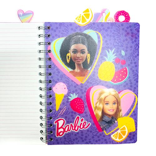 バービー インデックス付き リングノート ( フルーツ ) 19726 Barbie グッズ ステーショナリー 文房具 文具 ノート インデックス 仕切り 日記帳 メモ 輸入 |  | 03