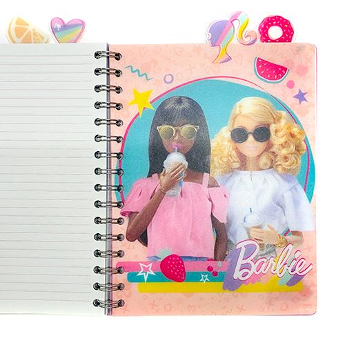 バービー インデックス付き リングノート ( フルーツ ) 19726 Barbie グッズ ステーショナリー 文房具 文具 ノート インデックス 仕切り 日記帳 メモ 輸入 |  | 04