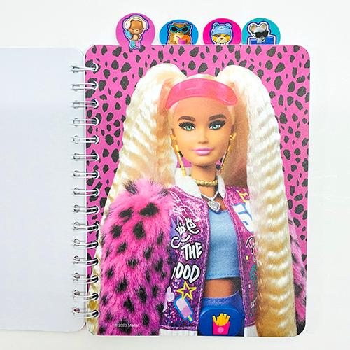 バービー インデックス付き　リングノート ( ＥＸＴＲＡ ) 19727 Barbie グッズ ステーショナリー 文房具 文具 ノート インデックス 仕切り 日記帳 メモ 輸入 |  | 02