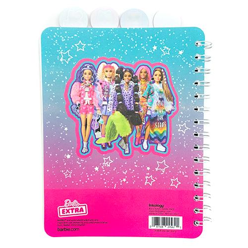 バービー インデックス付き　リングノート ( ＥＸＴＲＡ ) 19727 Barbie グッズ ステーショナリー 文房具 文具 ノート インデックス 仕切り 日記帳 メモ 輸入 |  | 06