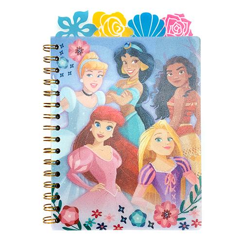 ディズニープリンセス リングノート 19733 ノート インデックス 仕切り タブ ステーショナリー 文具 文房具 アリエル ラプンツェル Disney princess 輸入 | 