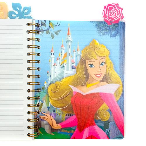 ディズニープリンセス リングノート 19733 ノート インデックス 仕切り タブ ステーショナリー 文具 文房具 アリエル ラプンツェル Disney princess 輸入 |  | 05