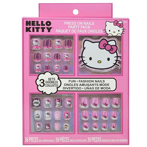 ハローキティ キッズ ネイルチップ 3セット / 36ピース 19761 キティ