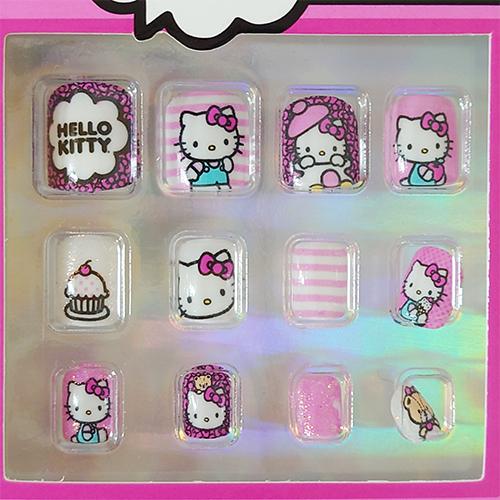 ハローキティ キッズ ネイルチップ 3セット / 36ピース 19761 キティ