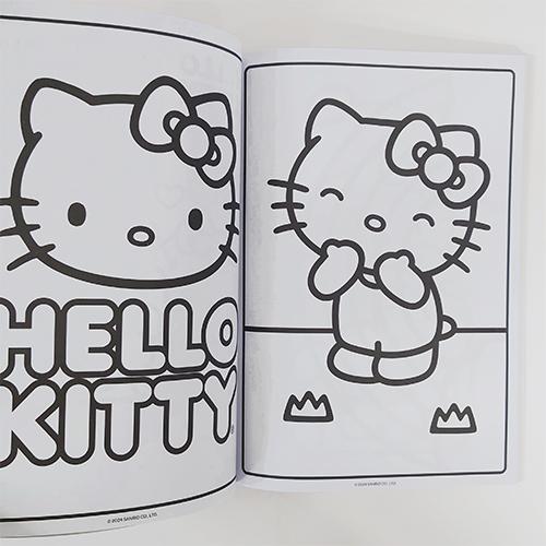 ハローキティ ぬりえ & アクティビティーブック クレヨン シール付き