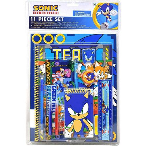 ソニック ステーショナリーセット 11アイテム 19784 SONIC THE