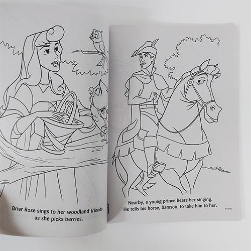 眠れる森の美女 ぬりえ ( WOODLAND FRIENDS ) 19833a ディズニープリンセス オーロラ姫 塗り絵 英語 子ども 女の子 キャラクター グッズ 輸入 |  | 01