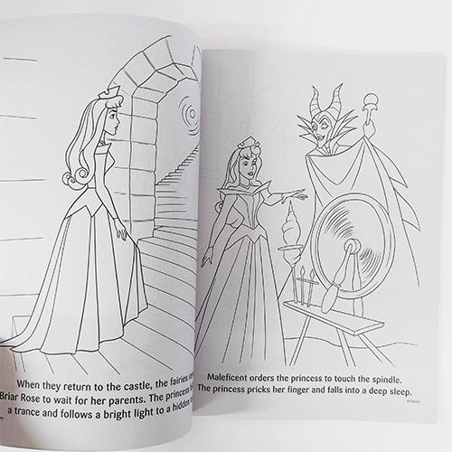 眠れる森の美女 ぬりえ ( FOLLOW YOUR HEART ) 19833b ディズニープリンセス オーロラ姫 塗り絵 英語 子ども 女の子 キャラクター グッズ 輸入 |  | 03
