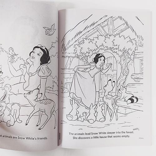 ディズニー　 白雪姫 アートワーク 白雪姫 ぬりえ ( FOREST FRIENDS ) 19834a ディズニープリンセス しら