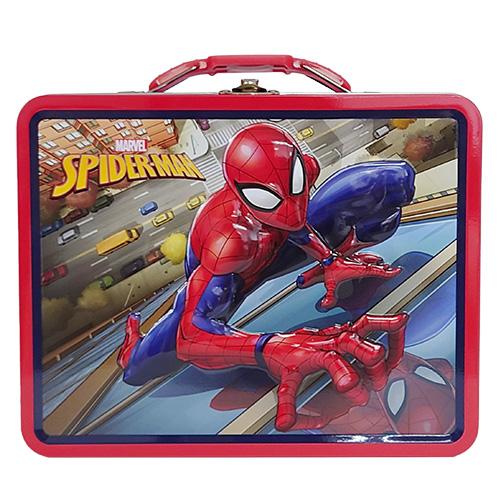 スパイダーマン 缶 トランク ( ビル ) 19837a 小物入れ ケース 箱 BOX