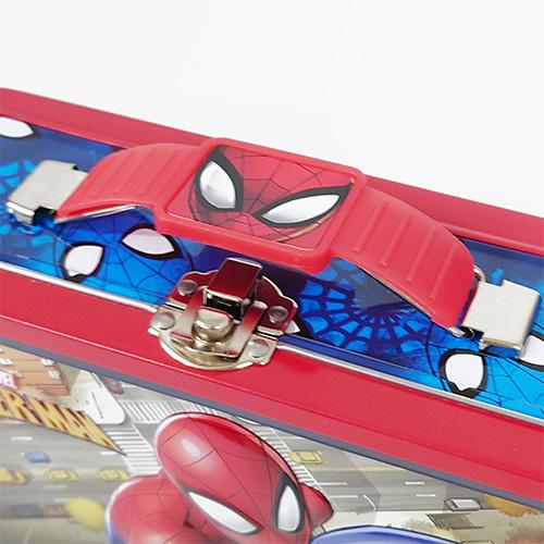 スパイダーマン 缶 トランク ( ビル ) 19837a 小物入れ ケース 箱 BOX