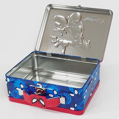 スパイダーマン 缶 トランク ( ビル ) 19837a 小物入れ ケース 箱 BOX