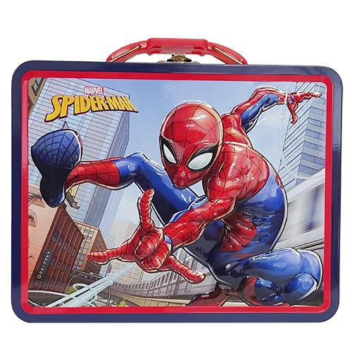 スパイダーマン 缶 トランク ( トレイン ) 19837b 小物入れ ケース 箱