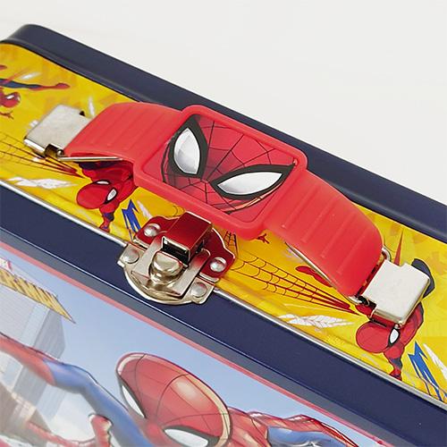 スパイダーマン 缶 トランク ( トレイン ) 19837b 小物入れ ケース 箱