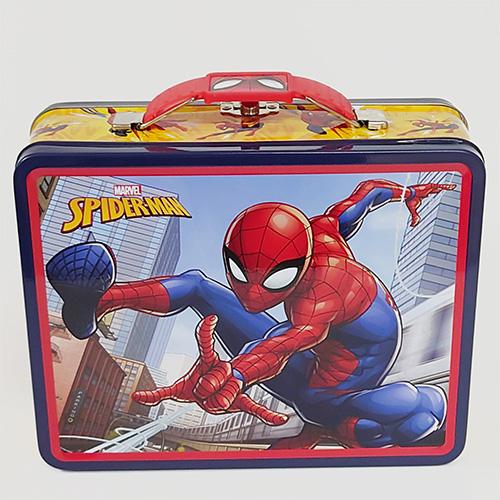 スパイダーマン 缶 トランク ( トレイン ) 19837b 小物入れ ケース 箱