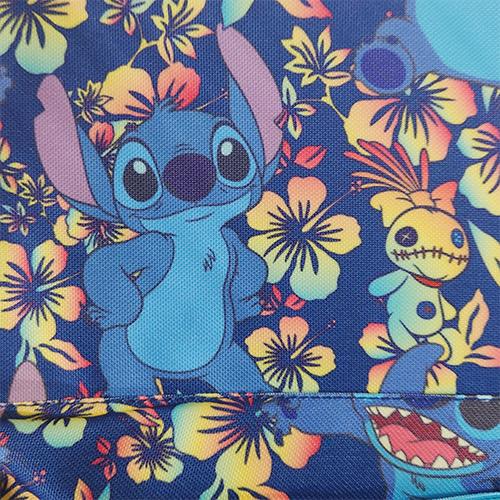 スティッチ リュック 16インチ ( All Over Print ネイビー ) 19864